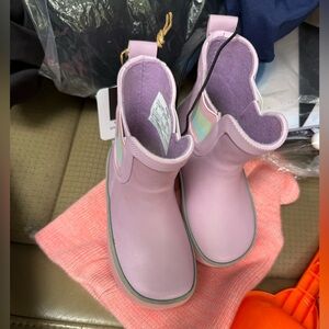 Western Chief Pink and Purple Kids' Rain Boots